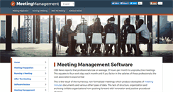 Desktop Screenshot of meetingmanagementsoftware.com